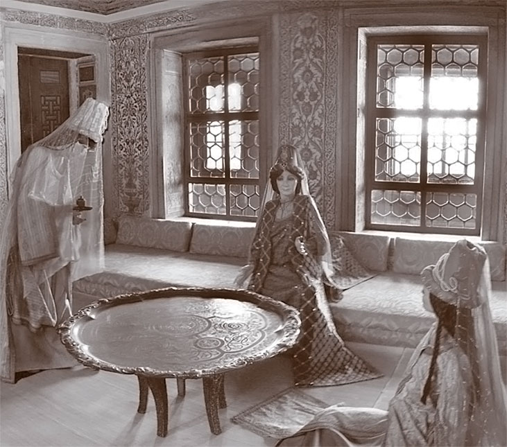 Настоящий гарем. Гарем Султана Сулеймана покои Хюррем. Дворец Топкапы комната Хатидже.